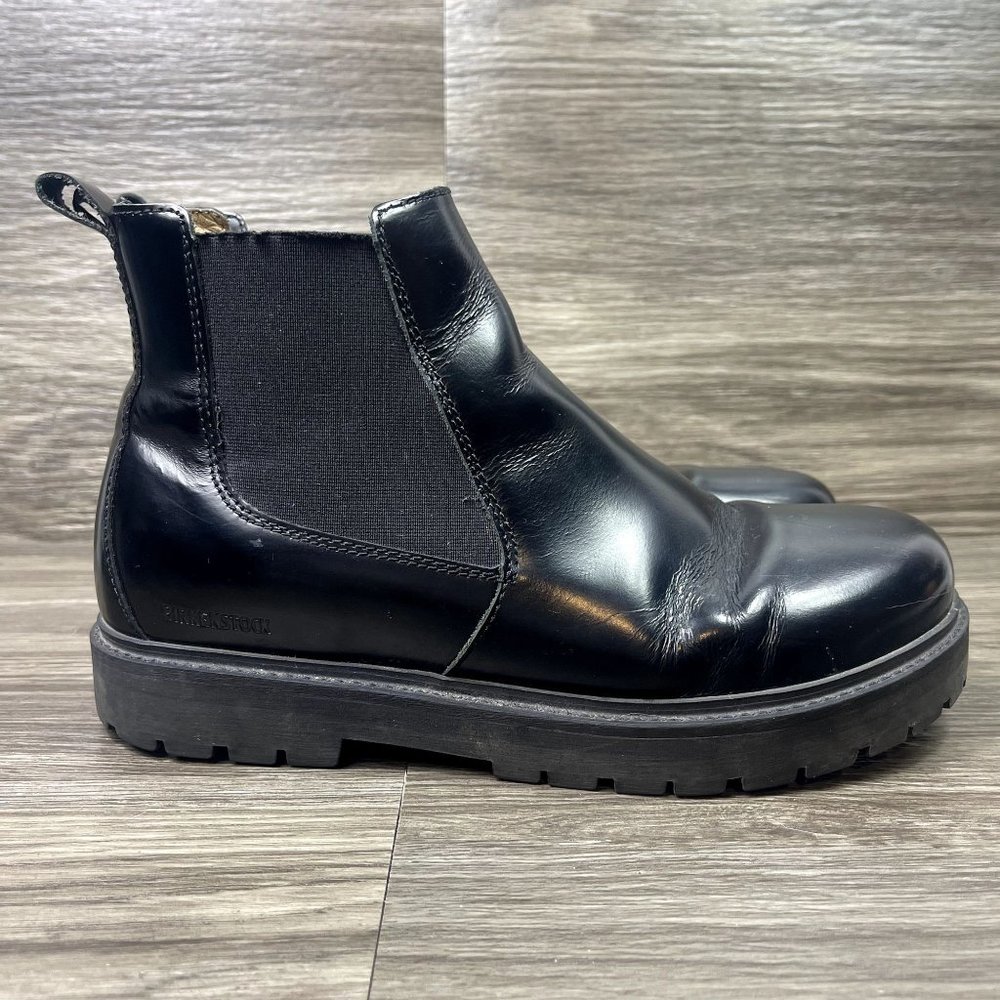 Birkenstock Women's Black Leather Stalon Bootie Shoe Size 9
